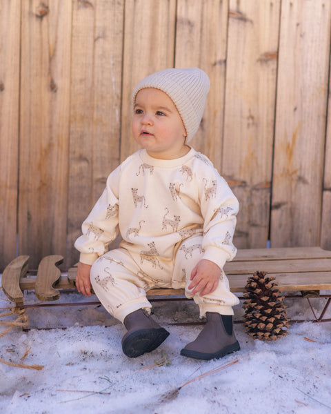 Raglan Jumpsuit Leopards