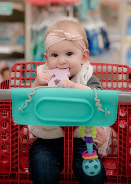 Busy Baby Silicone Placemat - 4 tether version: Spearmint