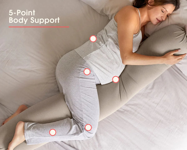 bbhugme Pregnancy Pillow - Seashell Beige