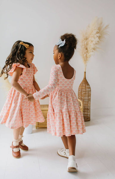 Gwendolyn Ruffle Dress in Petal Pop