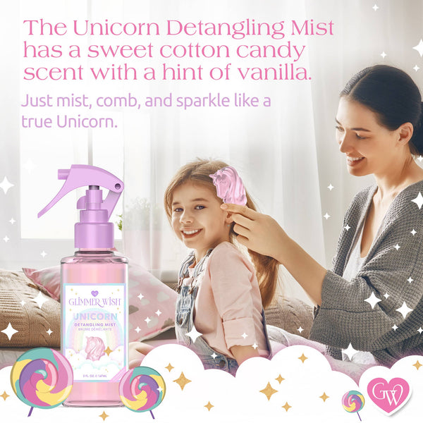 Unicorn Hair Detangling Mist | Detangler Spray, Perfect Gift