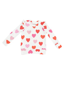 Big Hearts Ruffle Sweatshirt