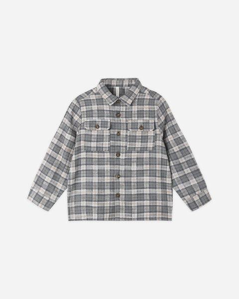 Pocketed Flannel Shirt Winter Plaid