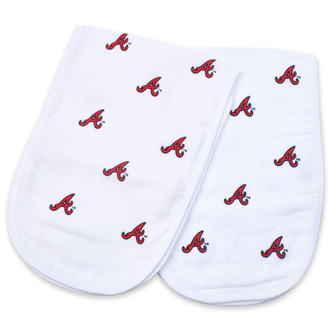 Atlanta Braves Burp Cloth 2 pack