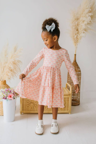 Gwendolyn Ruffle Dress in Petal Pop