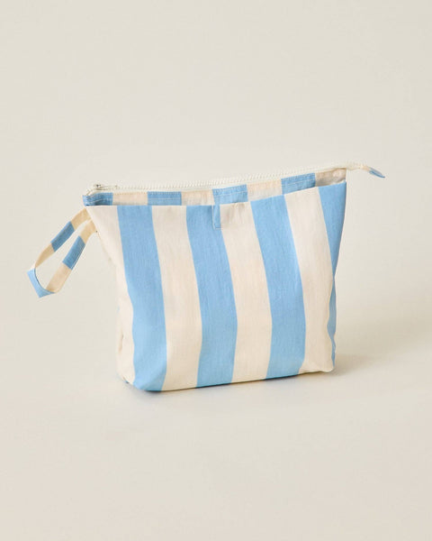 Storq x Kindred Bravely Quick Change Kit Bag: Blue Wide Stripe