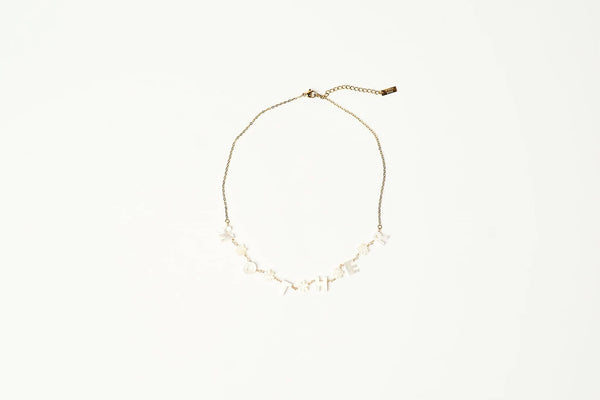 Mother Necklace - Gold + Pearl