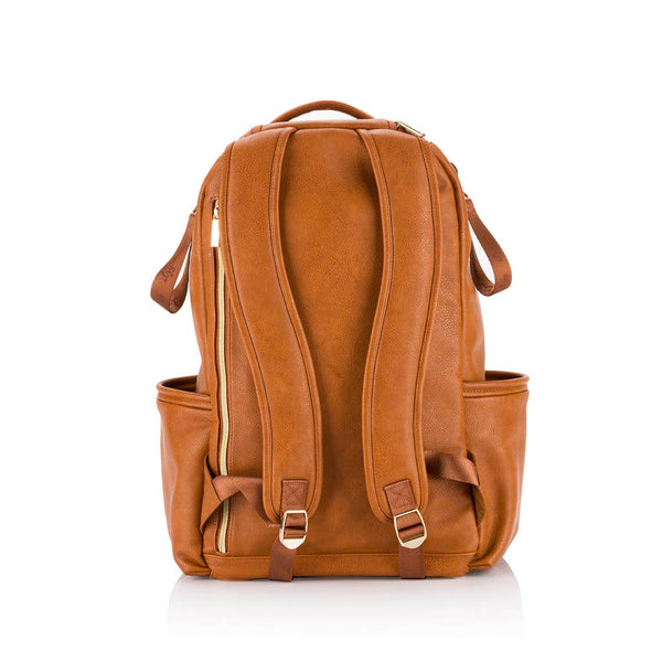 Cognac Boss Plus™ Backpack Diaper Bag