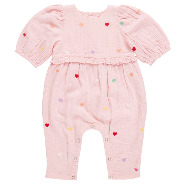 Baby Girls Brooke Jumper - Candy Heart Embroidery