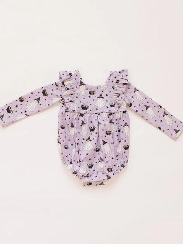 Leah Romper in Purple Cauldron