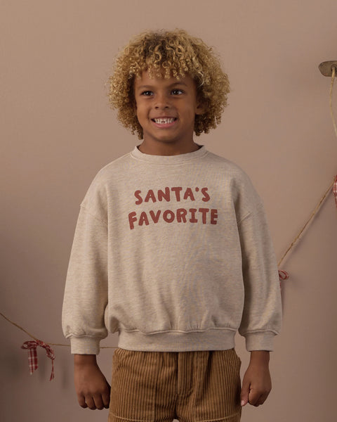 Relaxed Sweatshirt Santa's Favorite