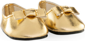 Ballet Flats- Gold (14")