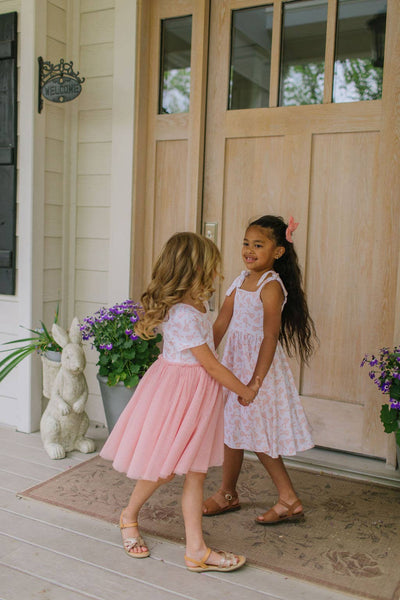 Tutu Dress in Ditsy Bunny (FINAL SALE)