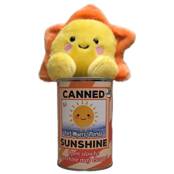 Fort Myers FL Edition - Sol the Canned Sunshine - Sun Plush
