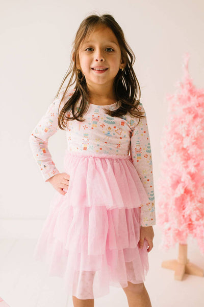 Layered Tutu Dress in Sugar Plum