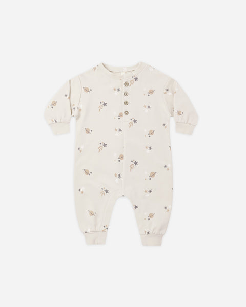 Relaxed Fleece Jumpsuit Space