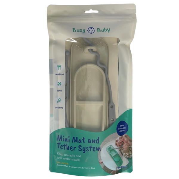 Mini Mat with Toy Straps: Tan