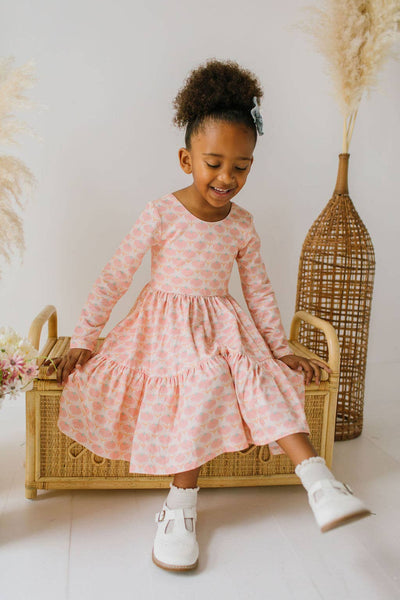 Gwendolyn Ruffle Dress in Petal Pop