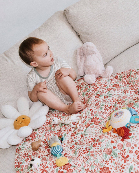 Storq X Kindred Bravely Inside/Outside Play Mat: Super Bloom