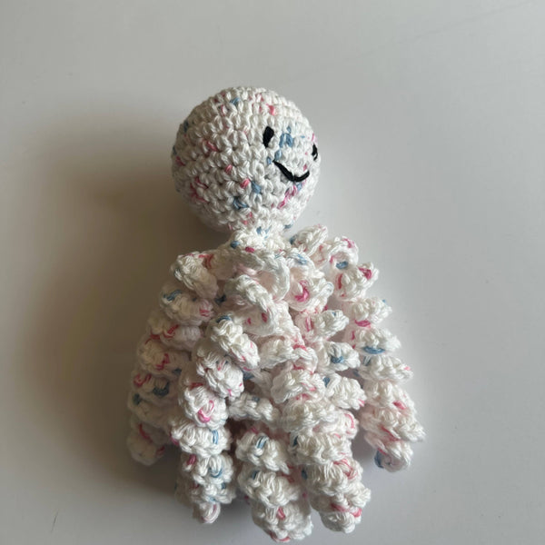 Hand crochet octopus for preemies in Marble Print.