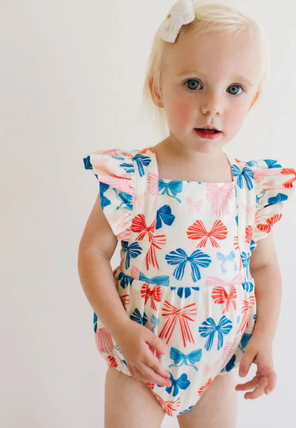 Emmy Bubble in Patriotic Bows
