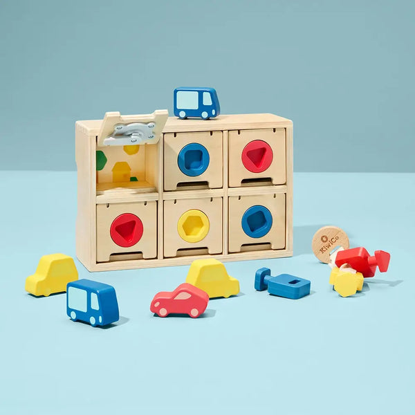 Car-Go Puzzle Box Matching Shape Toy for Kids