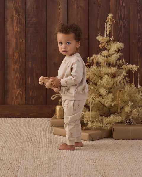 Relaxed Fleece Sweatshirt Gingerbread