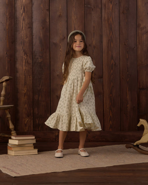 Lydia Dress Green Iris
