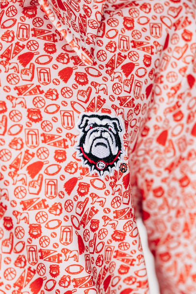 The James Polo Georgia | Toddler & Youth Bright Red