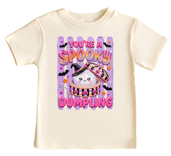 Spooky Squishy Dumpling Toy Girls Halloween Tee Shirt