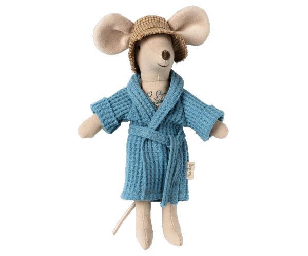 Bathrobe - Dusty Blue, Dad/Mum Mouse