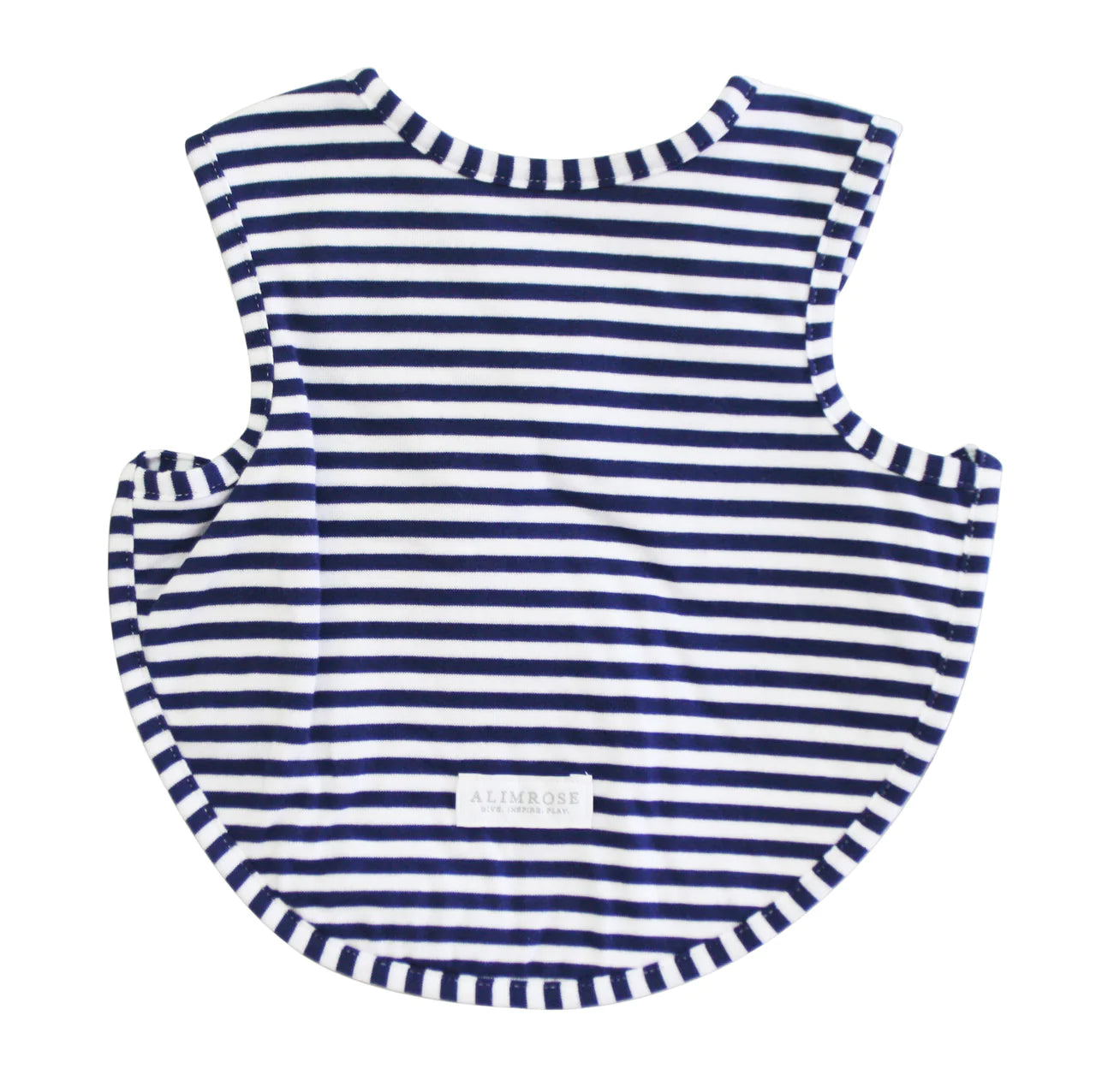 Bib - Arm Holes Back Fastening Navy