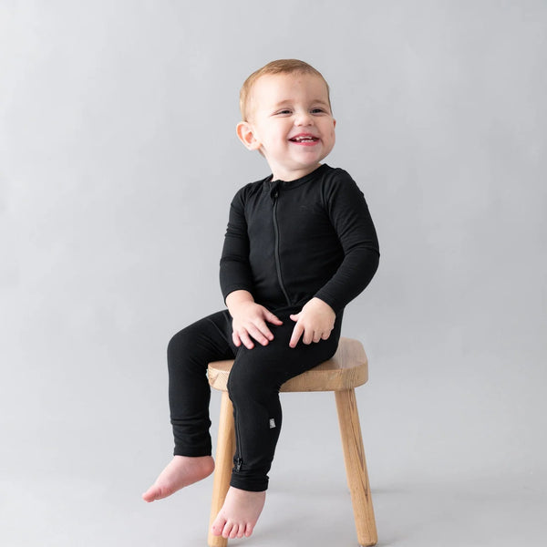 Long Sleeve Pajamas in Midnight