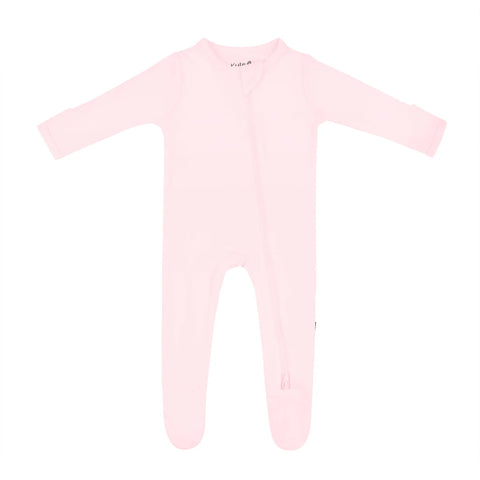 Zippered Footie in Sakura