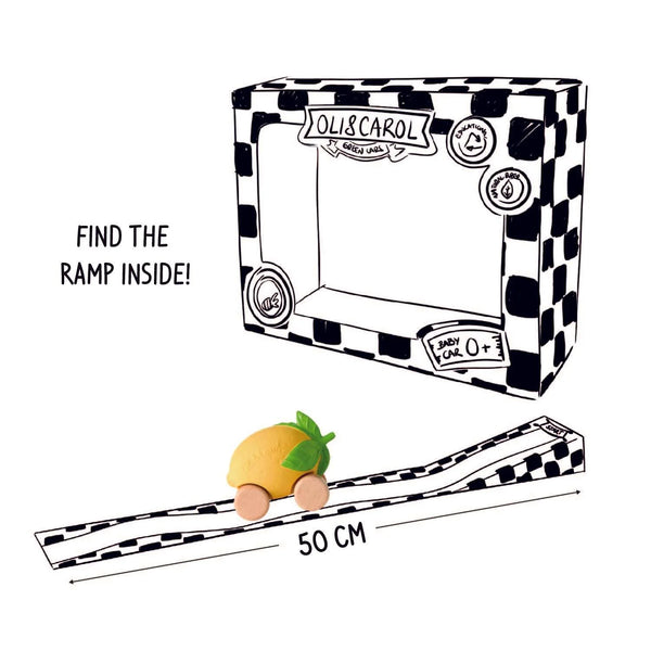 Lou the Lemon Baby Car Toy