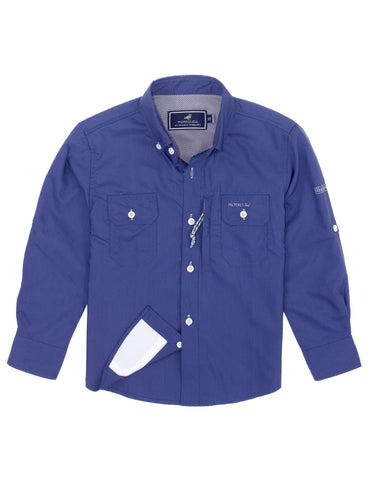 LD Offshore Fishing Shirt River Blue