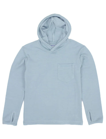 Boys Shoreline Hoodie-Light Blue