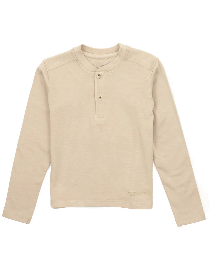 Boys Shoreline Henley LS-Birch
