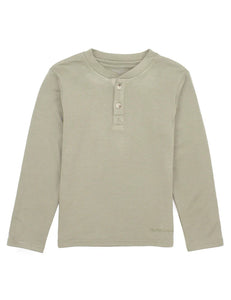 Boys Shoreline Henley LS-Cedar
