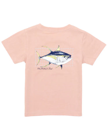 Boys Tuna SS Peach