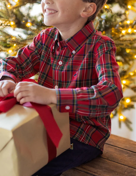 Boys Seasonal Sportshirt Yuletide