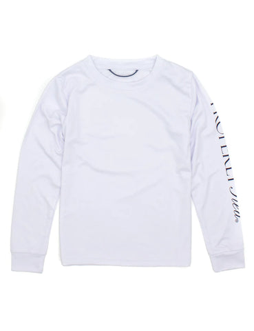 Boys Tidal Rashguard White