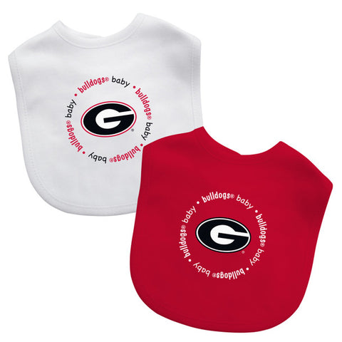 Georgia Bulldogs NCAA Baby Fanatic Bibs 2-Pack