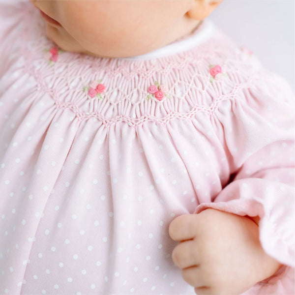 Mia's Classics Bishop Long Sleeve Bubble - Pink