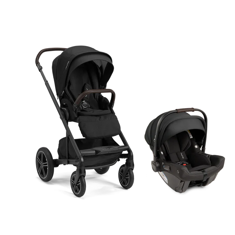 PIPA Urbn + MIXX Next Travel System by Nuna Caviar/Chocolate