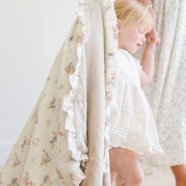 Peter Rabbit™ Bamboo Rayon Muslin/Lush Blankets  (Girl)