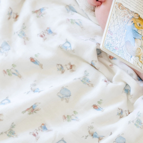 Peter Rabbit™ Bamboo Rayon Muslin/Lush Blankets  (BOY)