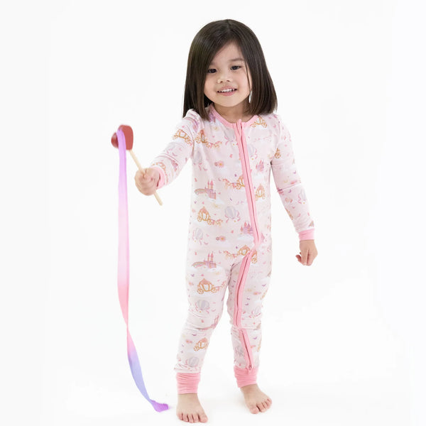 Princess Unicorns and Castle-  Convertible Romper