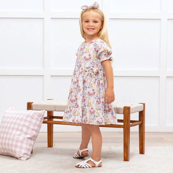 Meadow Garden Puff Sleeve Dress