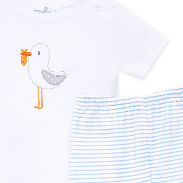 Seabird Shores Applique Short Set
